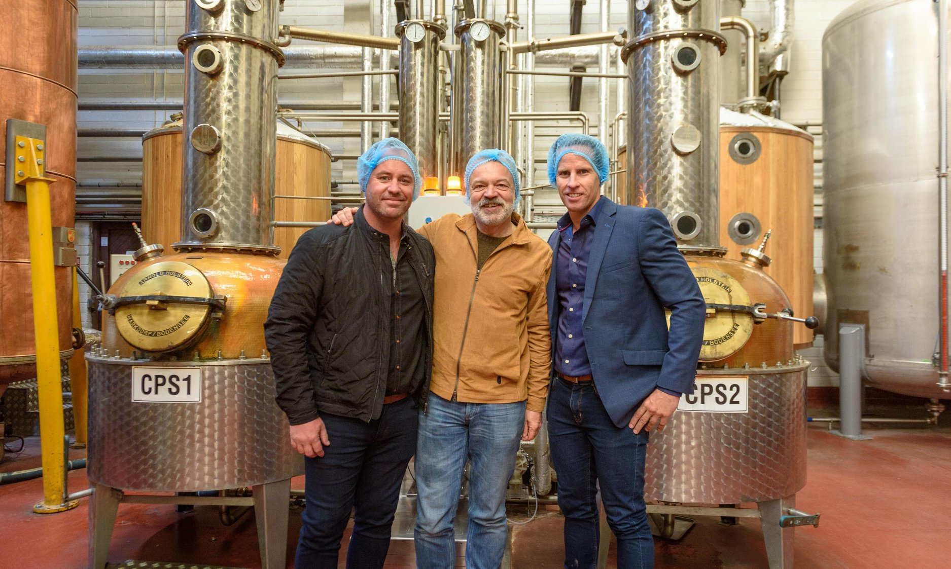 Blending session Cork – hairnets Blending at the West Cork Distillery